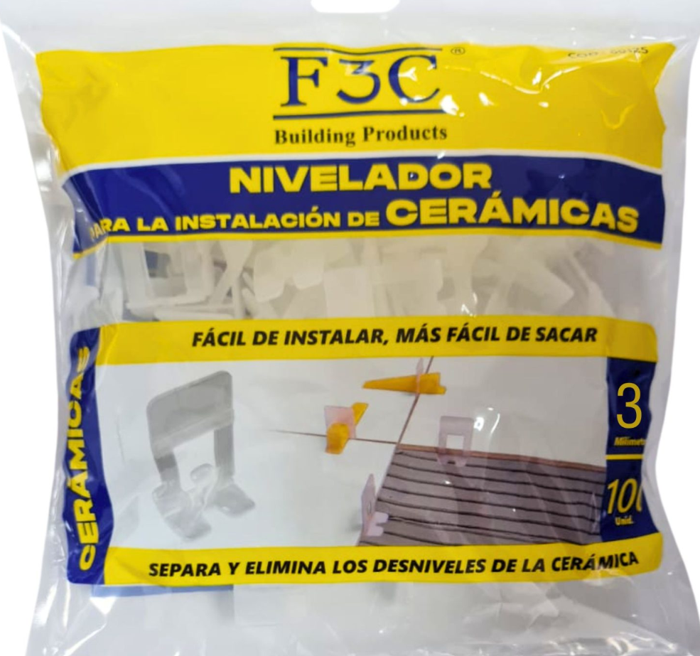 NIVELADOR PARA CERAMICA F3C 3MM (GRAPA)	